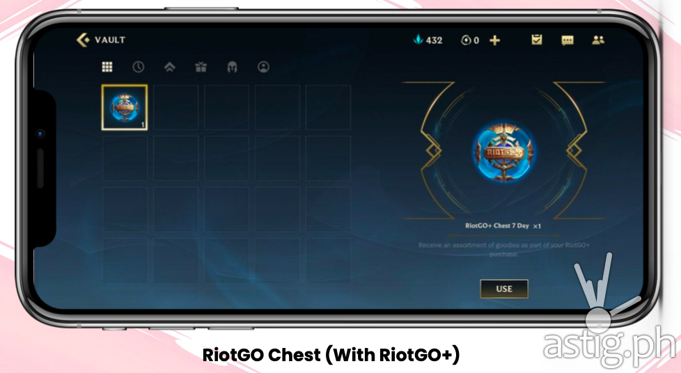 RiotGO Chest (with RiotGO+) - Globe RiotGO promo (Philippines)