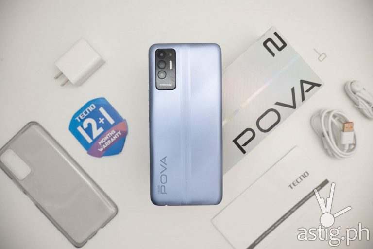 Back flatlay - TECNO POVA 2 (Philippines)