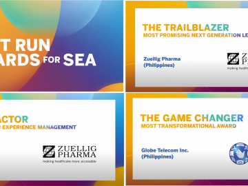 Best Run Awards in PH - Globe Telecom and Zuellig Pharma