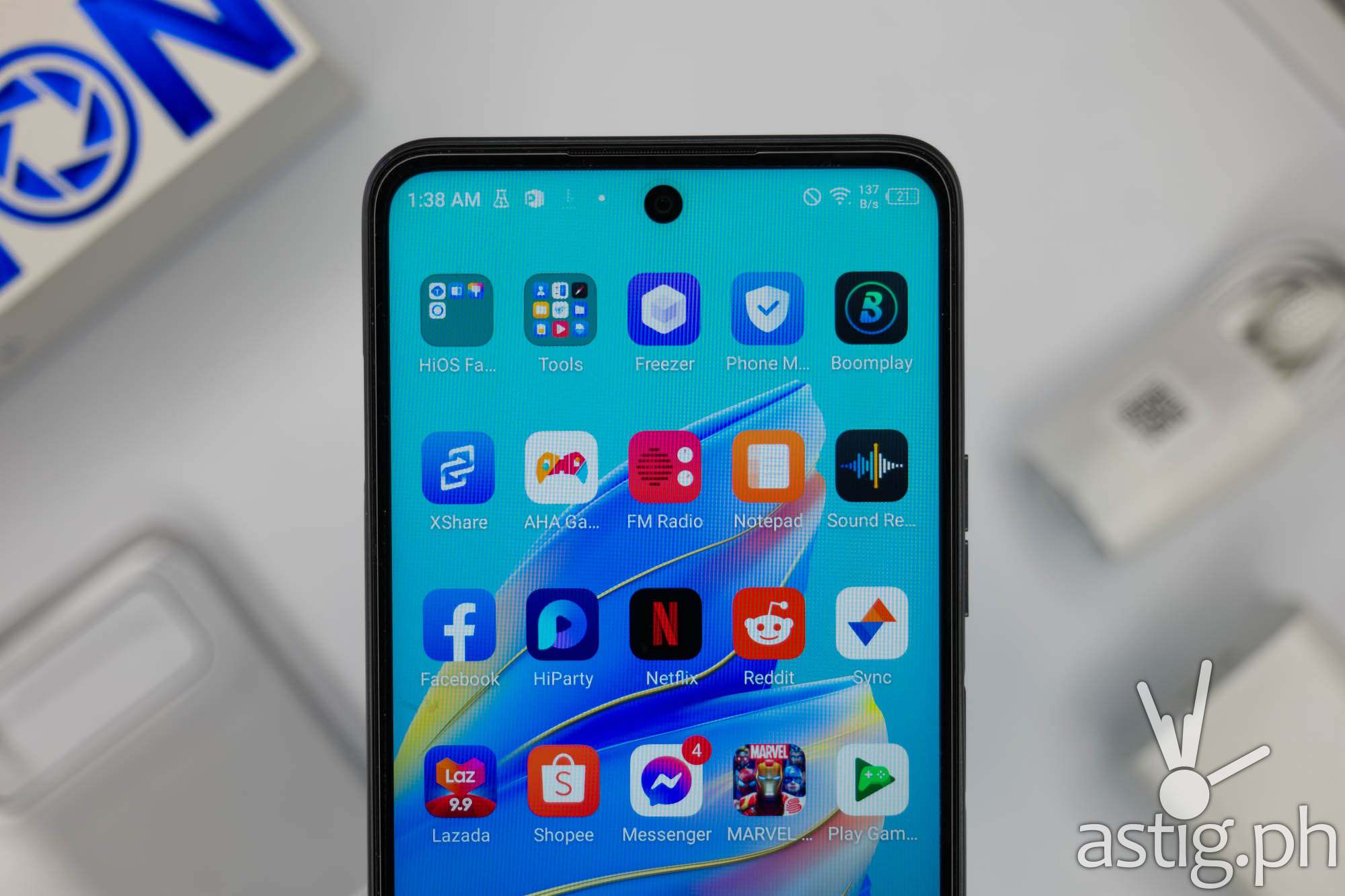 Dot in notch - TECNO Camon 17P (Philippines)-2