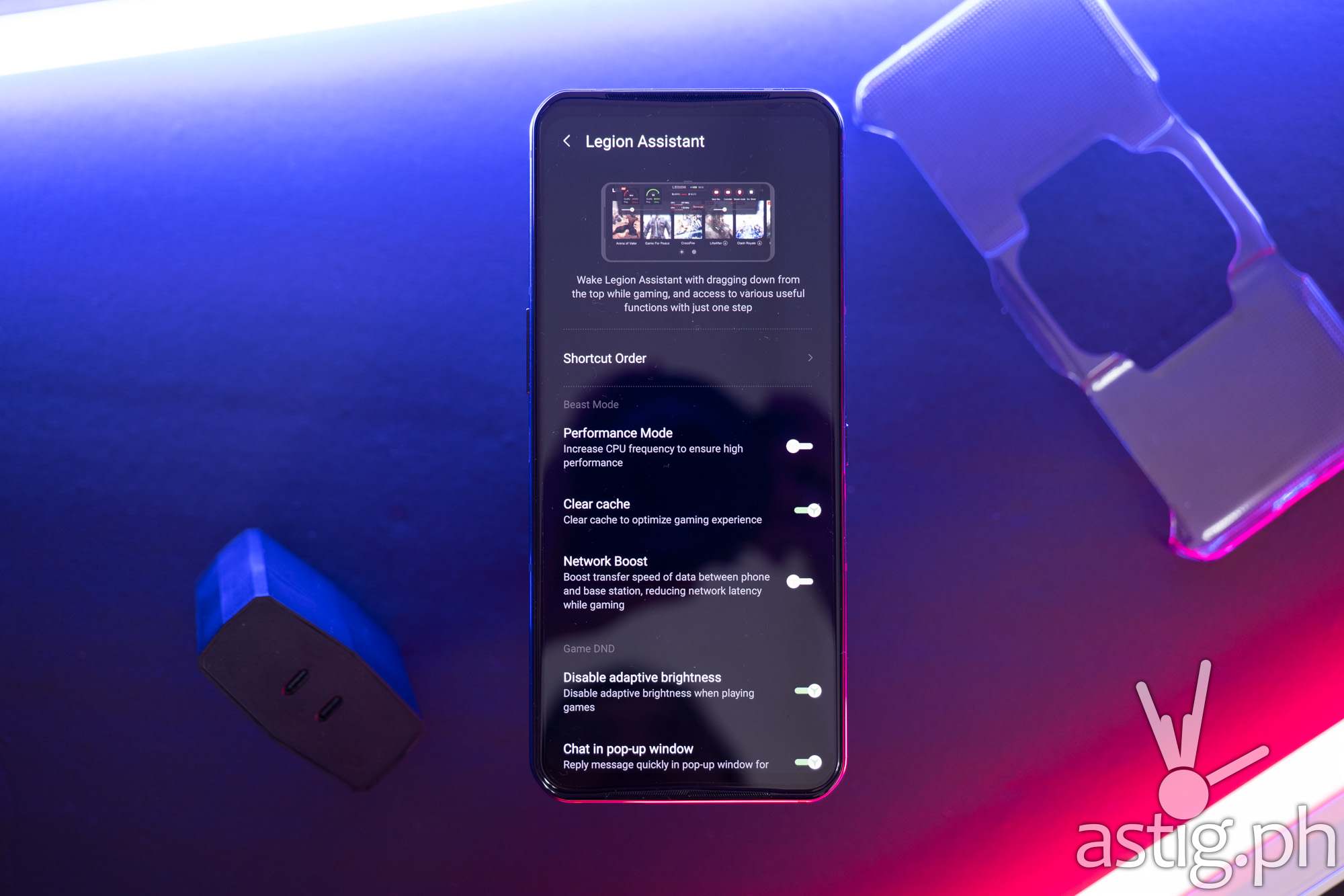 Flatlay Legion Assistant - Legion Phone Duel 2 (Philippines)