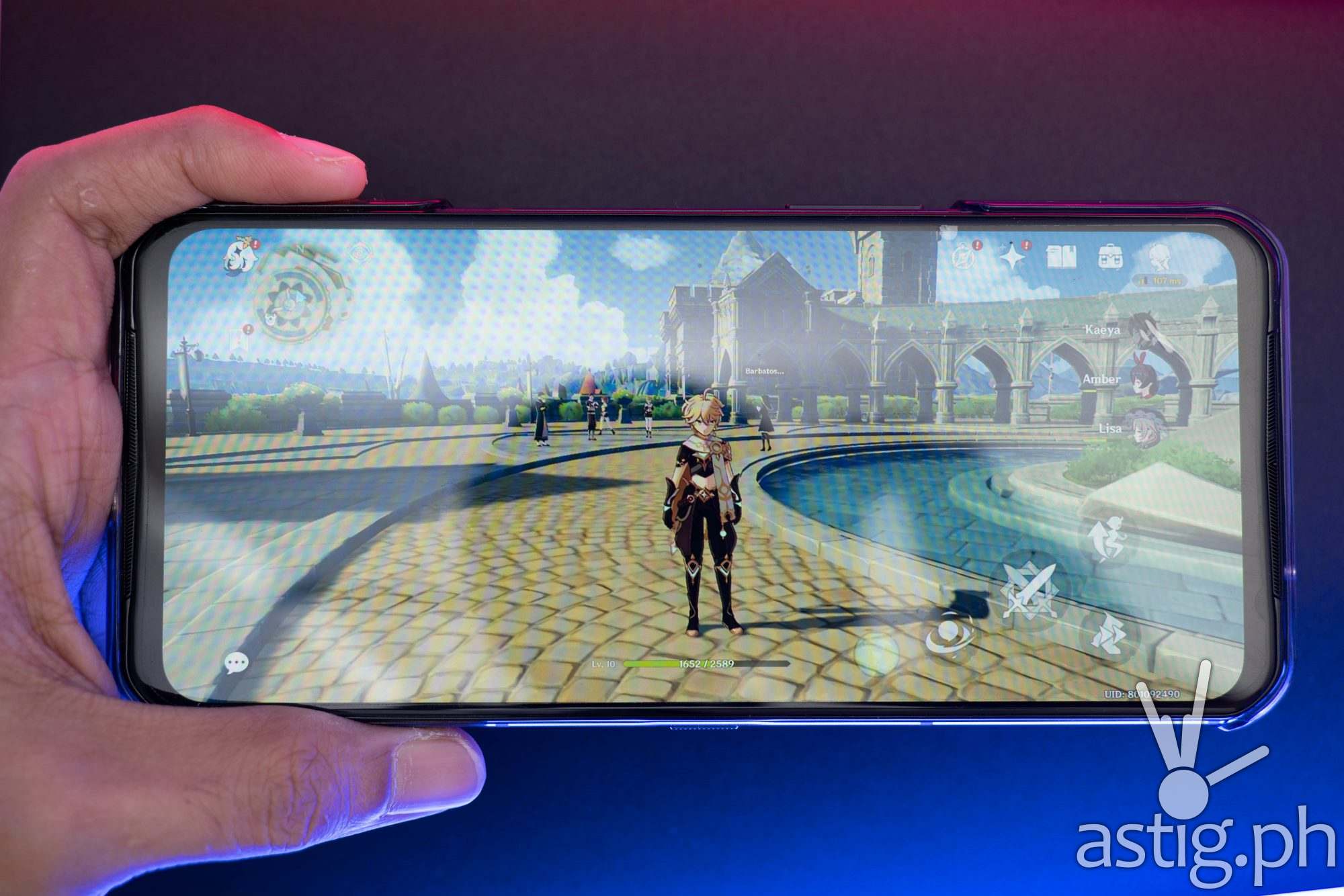 Genshin Impact handheld - Legion Phone Duel 2 (Philippines)