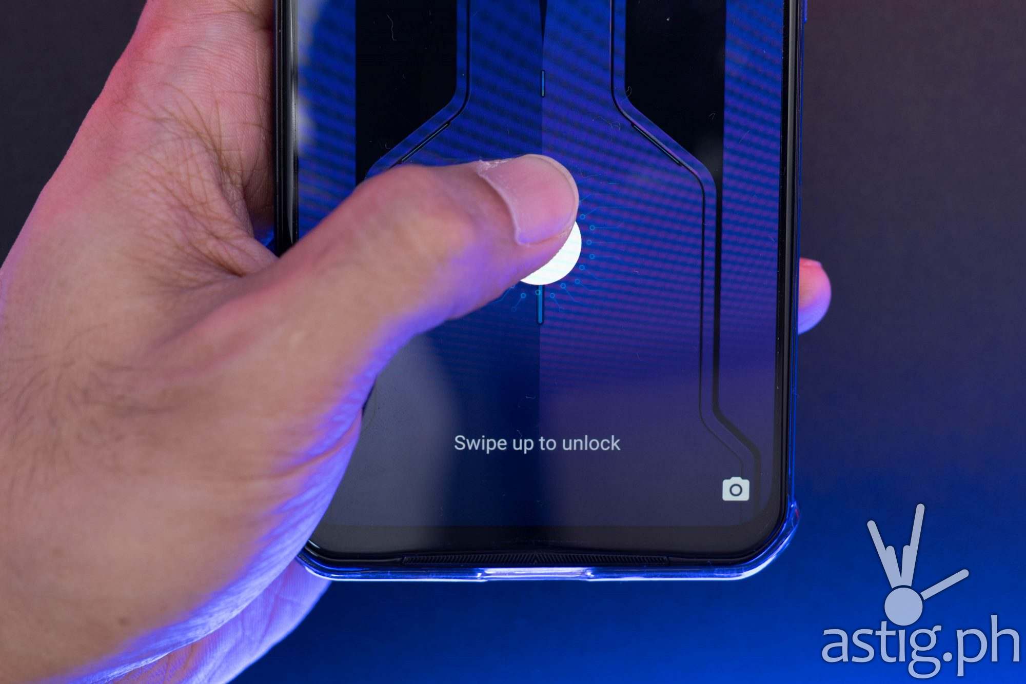 Under-display fingerprint scanner - Legion Phone Duel 2 (Philippines)