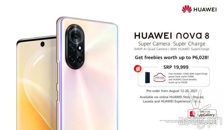 HUAWEI nova 8 pre-order (Philippines)