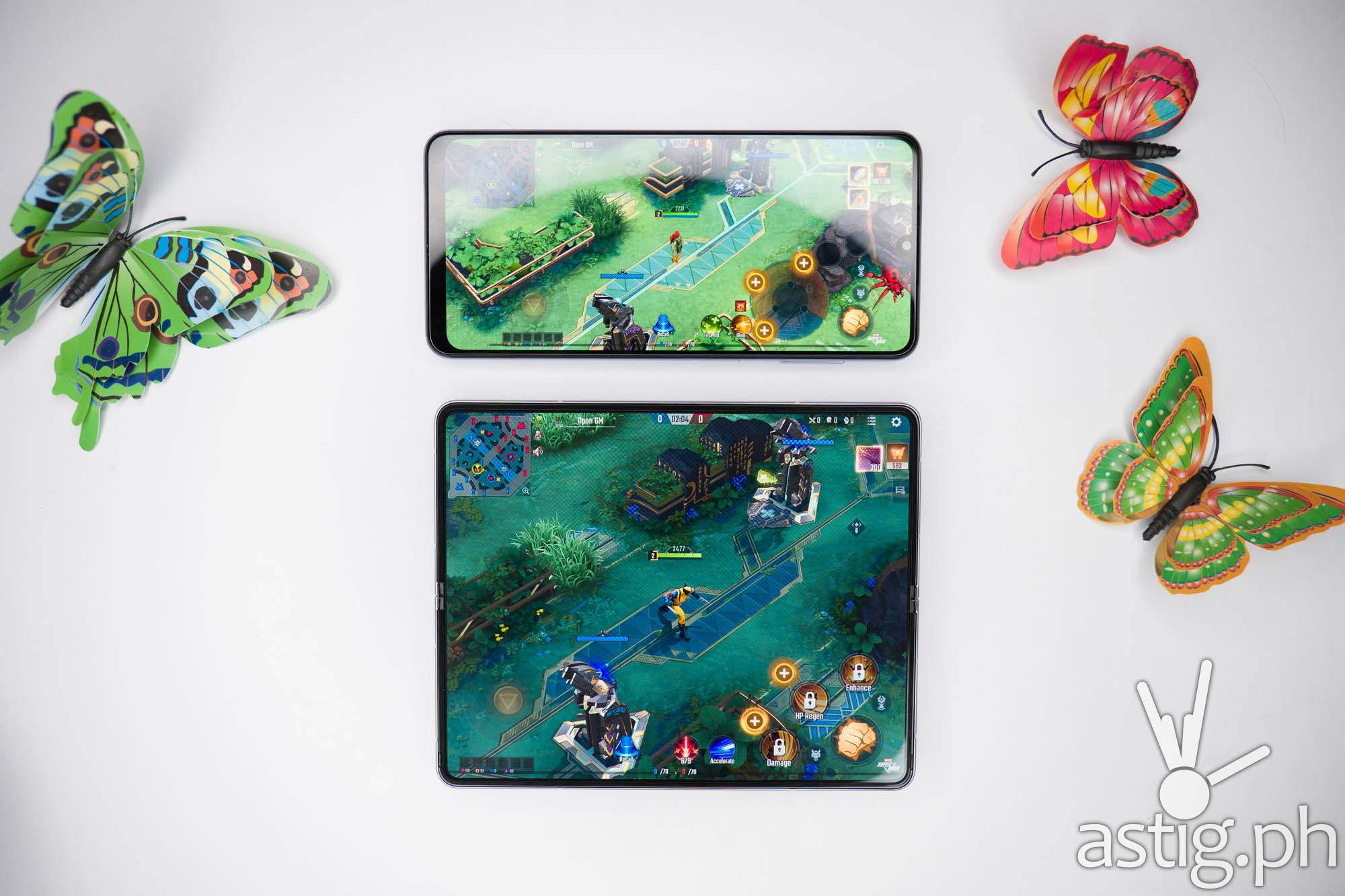 Mobile gaming vs Galaxy A22 5G - SAMSUNG Galaxy Z Fold3 5G (Philippines)