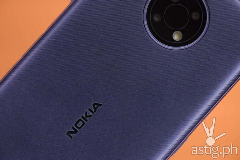 Back Nokia logo - Nokia G10