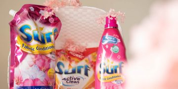 Surf fabric conditioner and laundry soap Cherry Blossom