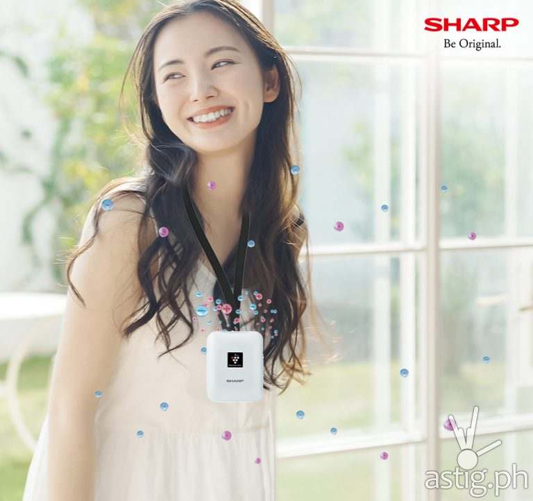 Sharp Plasmacluster-Ion-Generator-Wearable-Device